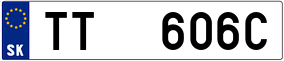 Truck License Plate
